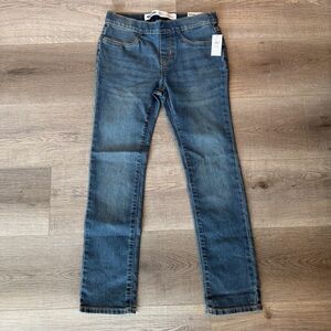 3/27$ NWT Old Navy Kids Blue Pull-On Skinny Jeans size L (10-12)